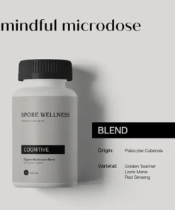 Spore Wellness Microdosing Mushroom Capsules – The Micro Bundle (Cognitive, Energy, & Immune)