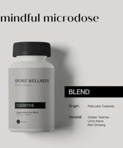 Spore Wellness (Cognitive) Microdosing Mushroom Capsules