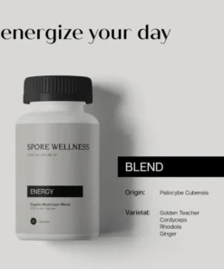 Spore Wellness (Energy) Microdosing Mushroom Capsules