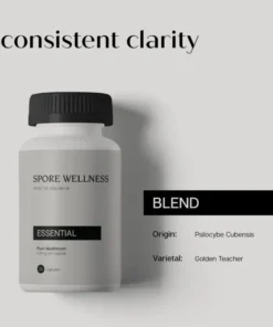 Spore Wellness (Essential) Microdosing Mushroom Capsules